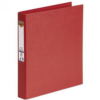 Marbig Red A4 2 D-Ring Plastic Folder with 25mm Rings