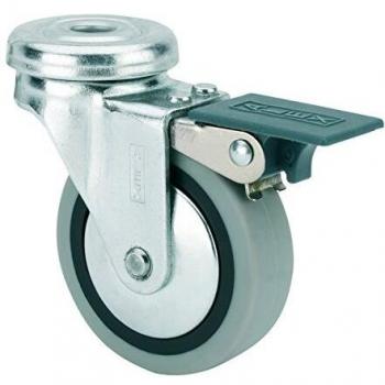 Roue 50 Mm en Caoutchouc Gris