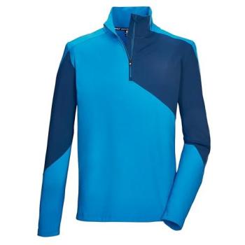 KILLTEC Langarm-Shirt „KSW 59 MN FLX SHRT“ – Polyester/Elasthan‑Mix, Stehkragen