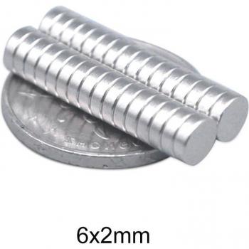 Mini Neodymium Magnets 6x2mm