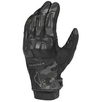 Gants de moto Macna Attila RTX Camo Noir Gris S