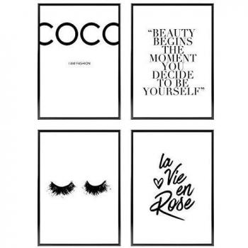 Wohnzimmer‑Deko‑Poster “Coco” – DINA 3 und DINA 4