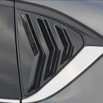 Mazda CX-5 2PCS Black Triangle Rear Window Shutters Cover