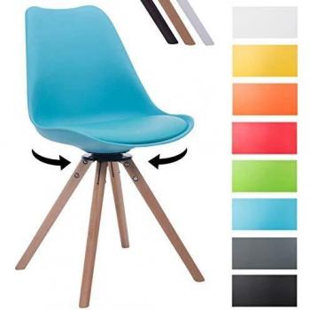 CLP Retro Lounge Stuhl „Natura“ – Drehbarer Schalen
