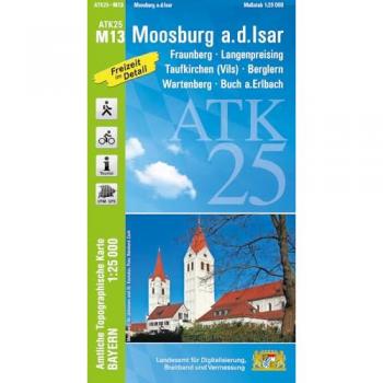ATK25-M13 Moosburg a.d.Isar (Amtliche Topographische Karte 1:25000)