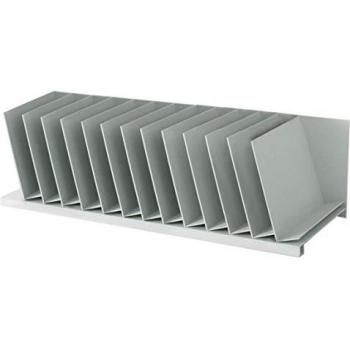 Support de tri A4 en polystyrène, 12 tiroirs, B 700 x D 310 x H 206 mm