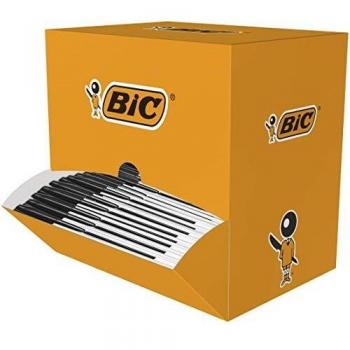Bic cristal original penna a sfera con punta media 1.0mm nero confezione da 150