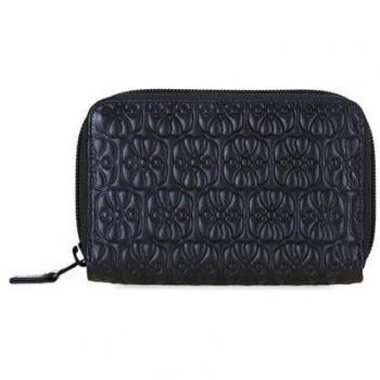 Mywalit 14 cm Zip Around Wallet in Black