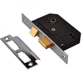 UNION UNNYESSLCH25 ES-SL Essentials 3 Lever Mortice Sashlock Chrome 65mm 2.5in Visi