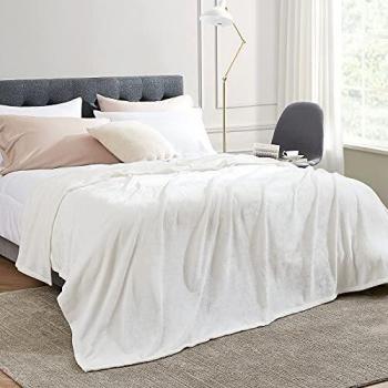 CloudLite White Queen Fleece Coverlet