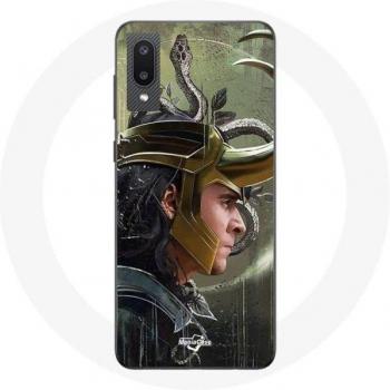 Samsung Galaxy A02 Loki Thor Ragnarok Case met Hoofdtelefoon Fanart Seizoen 1