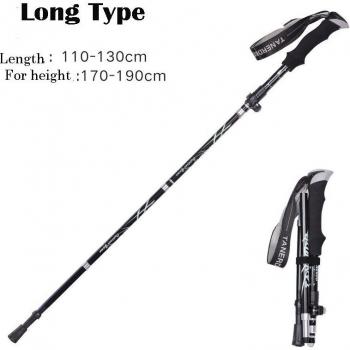 Folding Aluminum Trekking Pole with 5 Knots