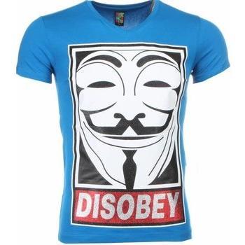 Local Fanatic T-Shirt mit Kunstpelzkragen Größe M