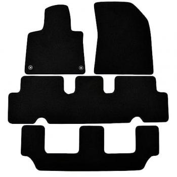 Antislip Waterdichte Vloer Velours Matten – 6 stuks, specifiek voor Citroën C4 Grand Picasso