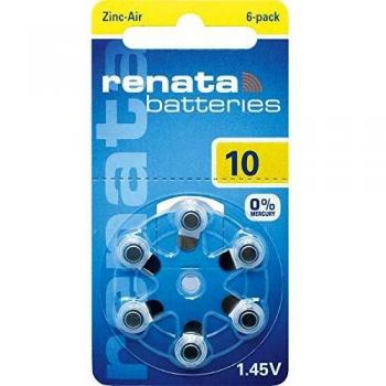 Piles Renata ZA 10 Zinc-air 105 mAh 1,4 V