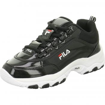 Fila Damen Strada Low Sneaker Größe 40 EU Schwarz