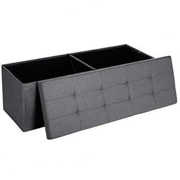 Ottomano imbottito Songmics 38 x 110 x 38 cm