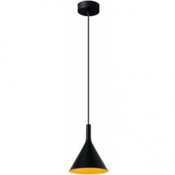 Netlighting Pam LED Small Dome Ceiling Pendant Light Black Gold