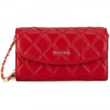 Stylische Badura Handtasche TYL00501 Dunkelrot