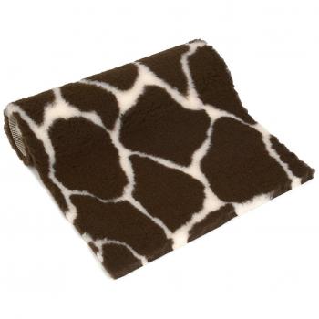 Giraffe Print Non-Slip Pet Bed, 65x50cm