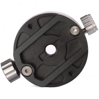 Leofoto Panorama-Schnellkupplung PAN-02 + QP70 Platte