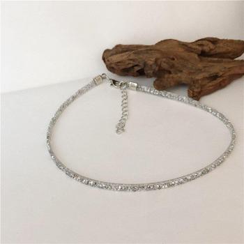 Pulsera de cristales coreanos con cadena