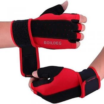BOILDEG Weight Lifting Gloves for Men & Women, Full Palm Protection, Anti-Slip, Breathable