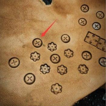 Hand-Made Leather Gear Screw Embossing Tool