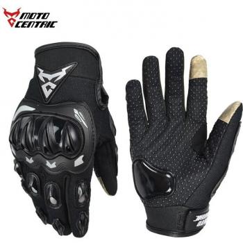 MOTOCENTRIC Schutzhandschuhe für Motorradfahrer: zerschmettern‑beständig, atmungsaktiv, Touchscreen-kompatibel