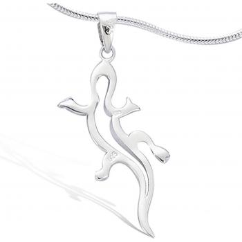 Pendentif de Plata 'Salamandra' 30x15 mm