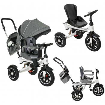Tříkolka TRIKE FIX V3, šedá barva