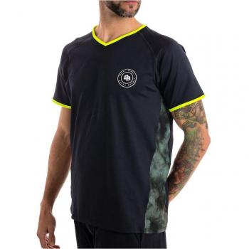 Reptil Shirt BB Belen Berbel pour Hommes – Noir/Jaune