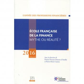 Ecole française de la finance 2016