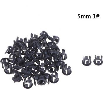 Accesorio Clip Negro de 3mm/5mm para Diodos LED