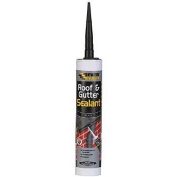 Everbuild Roof & Gutter Black Sealant 295ml NWT4857