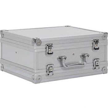 Mallette rigide pour arme à feu Aluminium ABS Argenté