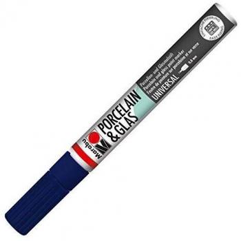 Marabu Porcelain Painter Contours & Fineliner 1mm Night Blue