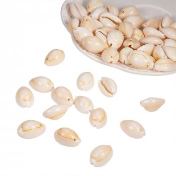 PandaHall 50pcs Spiral Shell Beads for Bracelets