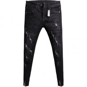 Pantalones vaqueros ajustados con rasgados para hombres