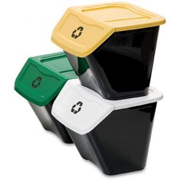 DEA HOME 3x30L PattoRaccolta – Pattumiere in Plastica Interna