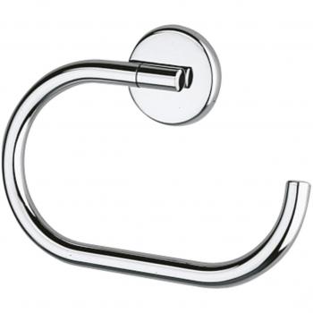 Porte-serviettes en chrome poli modèle annulaire Inda