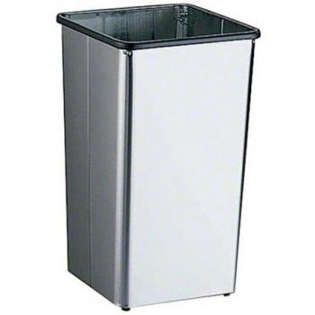 Floor‑Mounted 13‑Gallon Stainless Steel Waste Box – Bobrick 2260 (Satin)