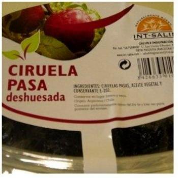 Int-salim Ciruelas deshidratada 250 Gramos