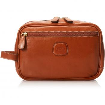 LifePelle Necessaire – Braun, 3 l, aus Leder
