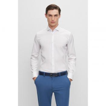 Slim Fit Business-Hemd mit Stretch-Anteil Modell 'Hank Hai'