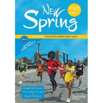 Anglais 4e LV2 Palier 1 New Spring : A1/A2 grands débutants (1CD audio)