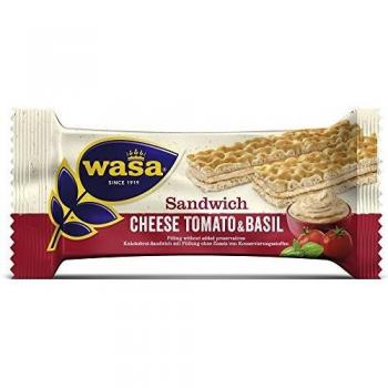 Wasa Sandwich Käse Tomate Basilikum – 3er-Pack