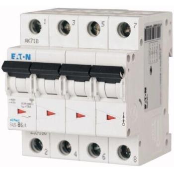 Disjoncteur Eaton 4P 4A Rail DIN