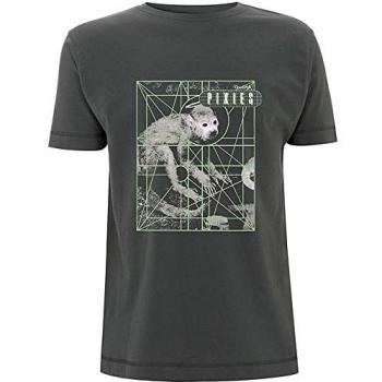 T‑shirt homme Pixies « Grid Monkey », couleur charbon, tailles S à XXL