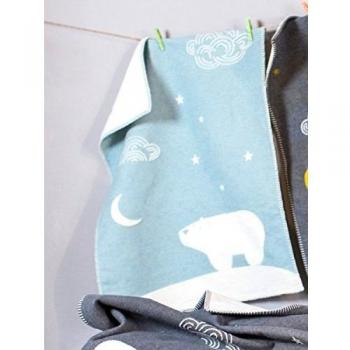 Fussenegger Jade‑Velour Kuscheldecke für Babys, 70×90 cm